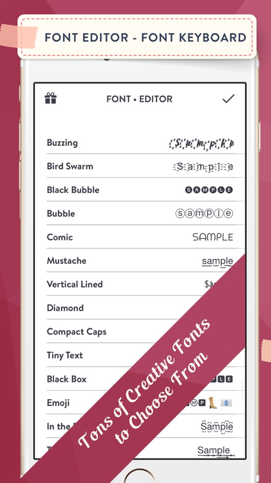 #1. Fonts Editor - Fonts Keyboard (iOS) By: Mai Nhung