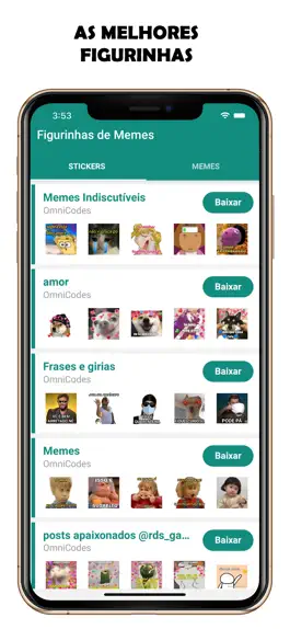 Game screenshot Figurinhas de Memes - Stickers mod apk