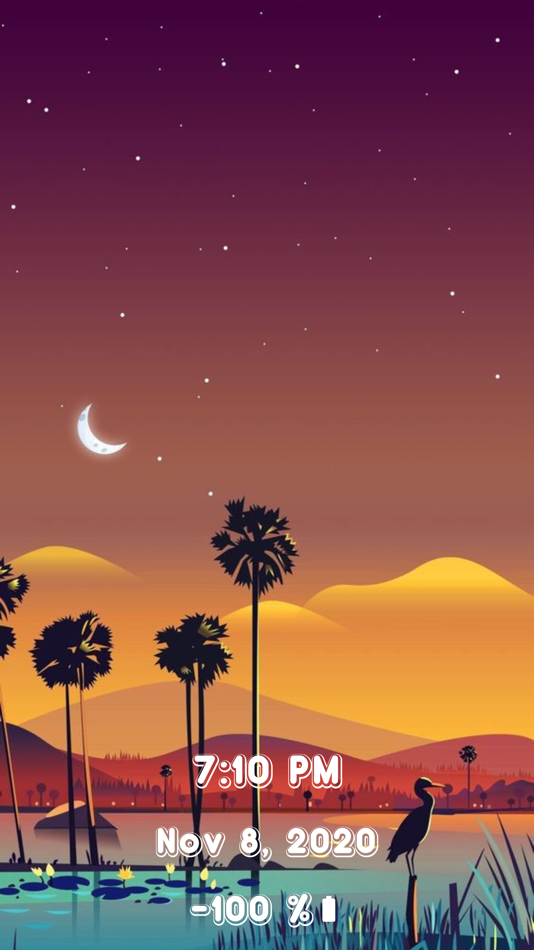 #5. ClockDisplay - Time Wallpaper (iOS) 由: Abdulla Yasin