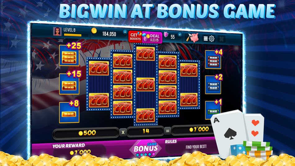#2. Independence Spin Slots (iOS) 由: Duksel