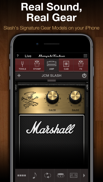 Screenshot #1 for AmpliTube Slash