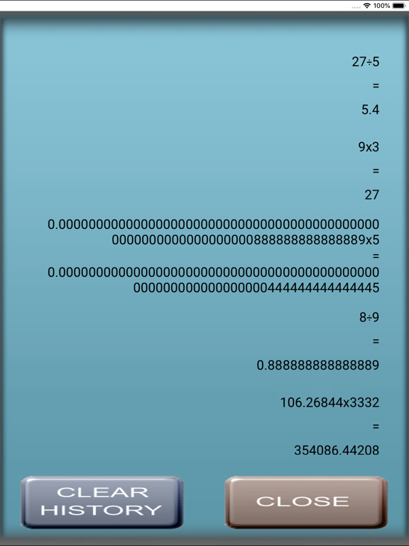 Plus Calculator iPad screenshot