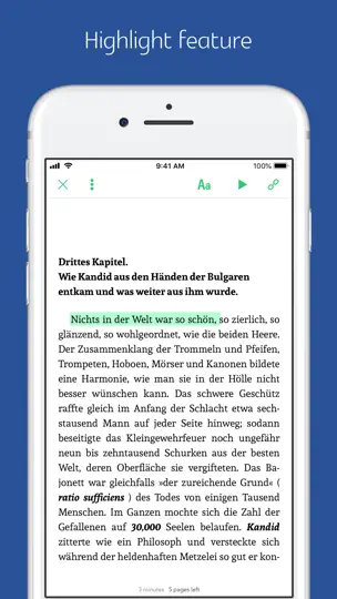 Capture d'écran de Candide Ou L'optimisme -audio sur iPhone 6