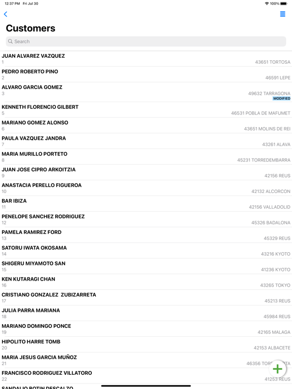 iGes - Sales management iPad screenshot 6 - Business app