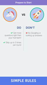 Trivia Party! Team quiz game screenshot