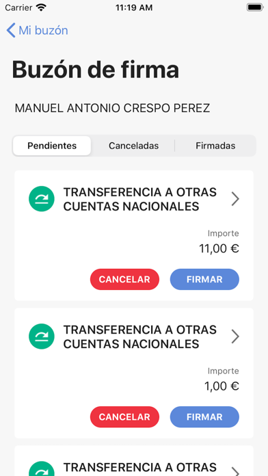 ABANCA Empresas Screenshot