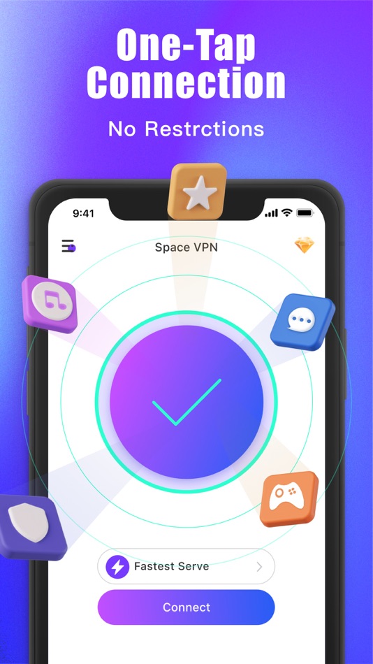 #2. Fast VPN - Best Master Proxy (iOS) 由: EaseClickMobi Co. Ltd.