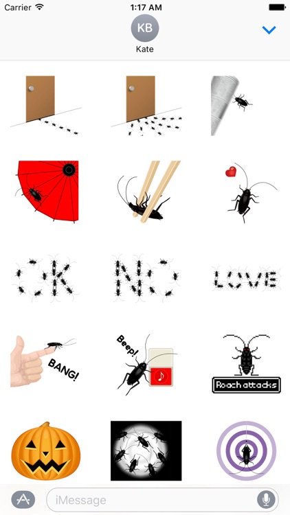 Animated Cockroach Sticker