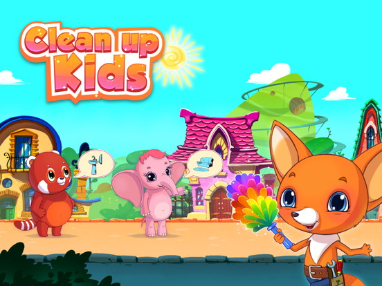 Clean Up Kids-Ruim op kinderen iPad app afbeelding 1