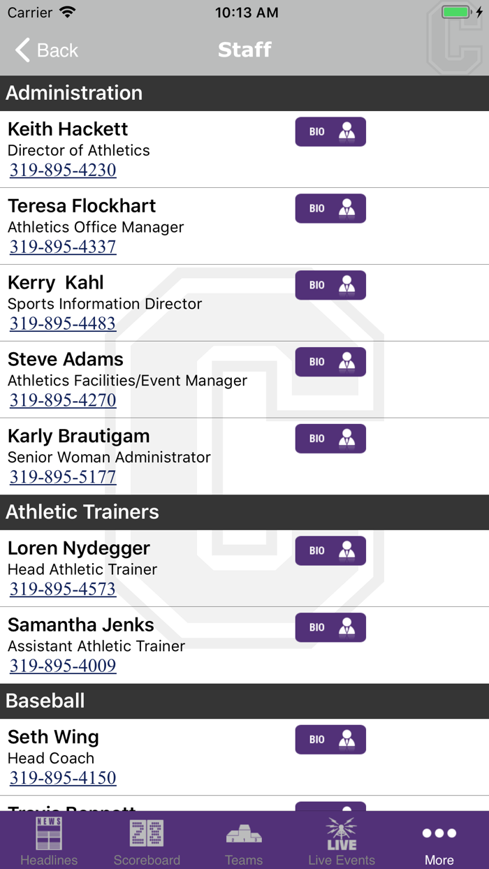 Cornell College Ram Athletics