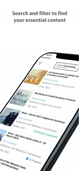 Game screenshot FromCounsel Podcasts hack