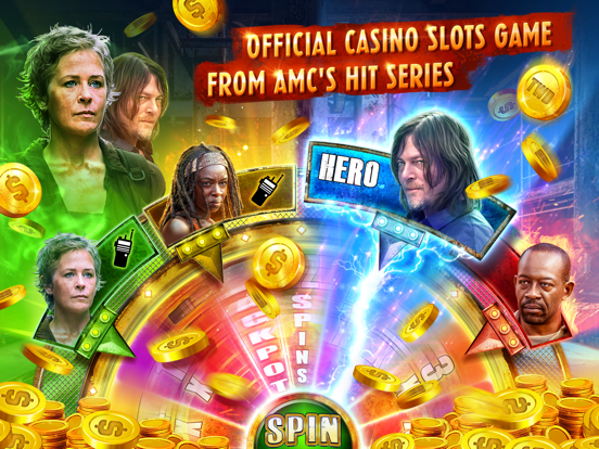 The Walking Dead Casino Slots iPad app afbeelding 2