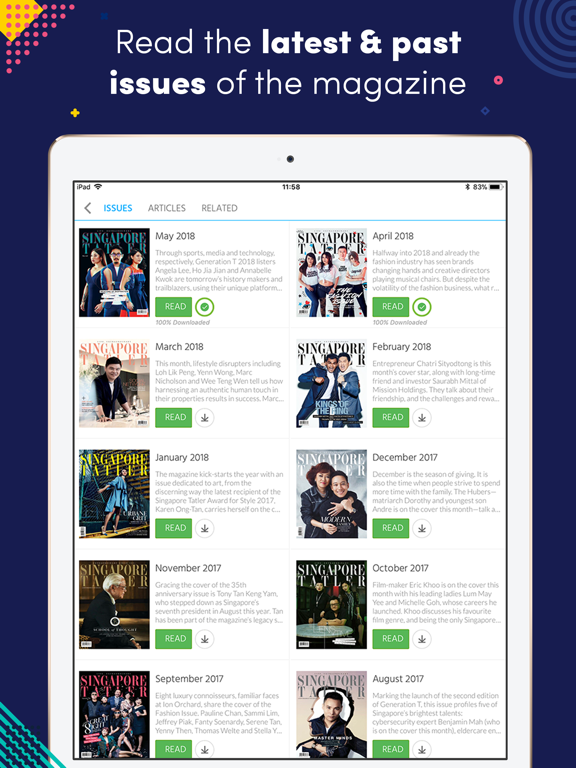 Screenshot #1 for Singapore Tatler