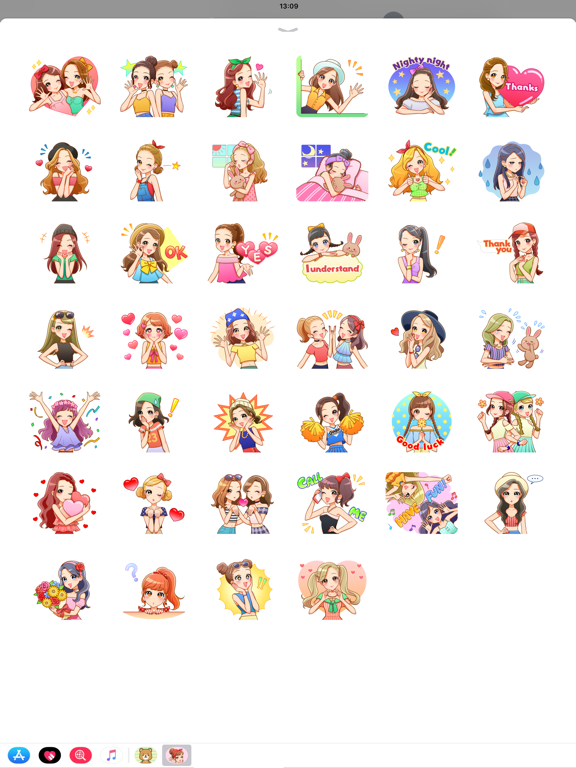 Screenshot #4 pour Fashionable Girls2 Sticker