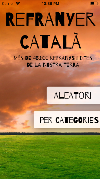 Refranyer Català Screenshot