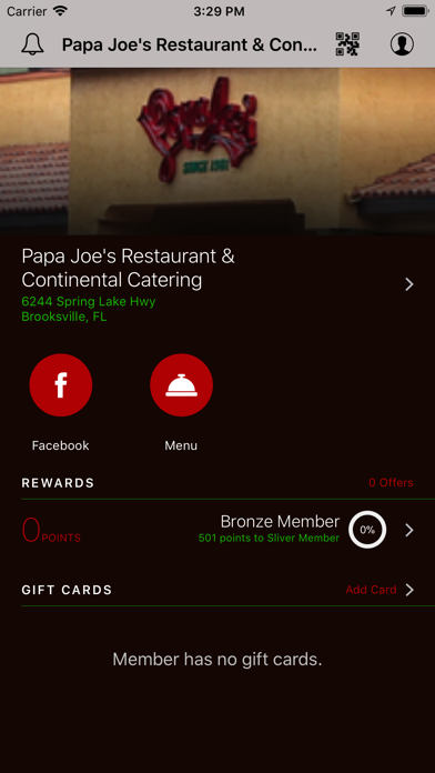 Papa Joe's VIP Justa For You screenshot 2
