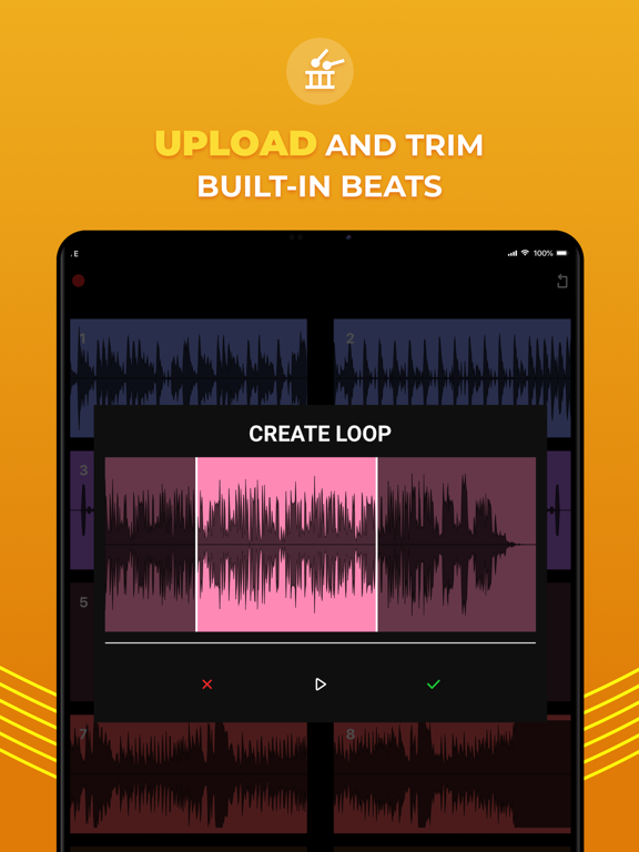 Loop ON-Looper & Jam Recorder iPad screenshot 5 - Music app