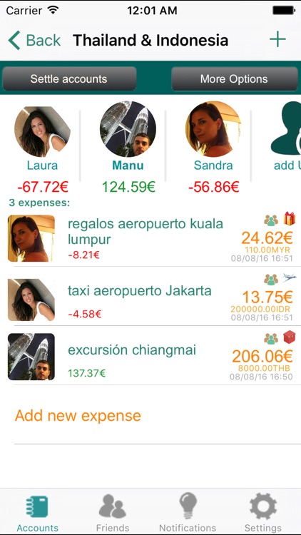 PayMeKaty - share expenses