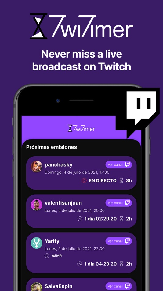 #1. Twitimer: Twitch guide (iOS) Bởi: Brais Moure
