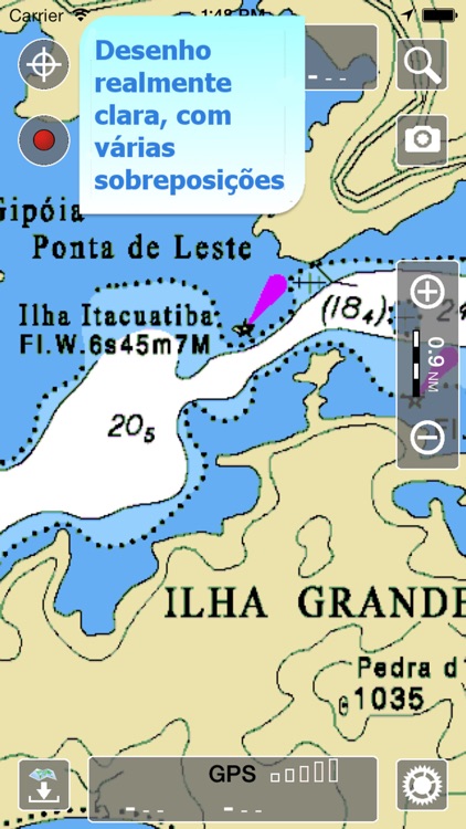 Aqua Map Brasil - GPS Náutico screenshot-0