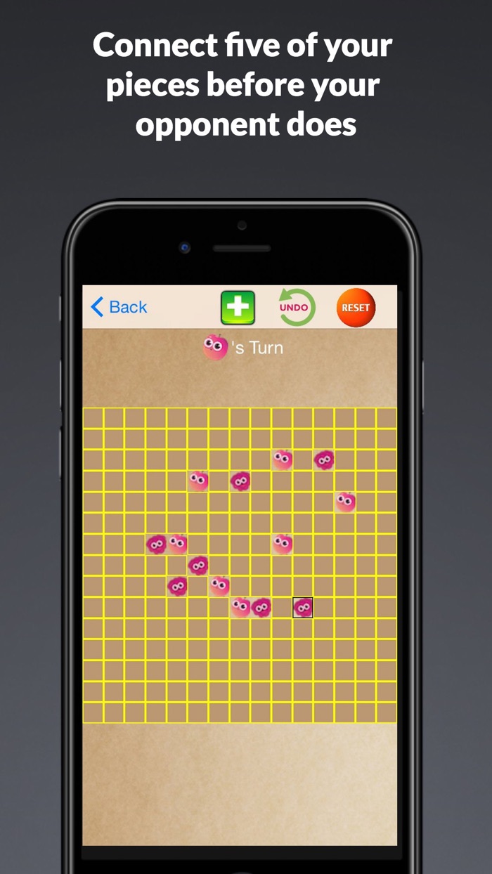 A row of 5 Unbroken pieces