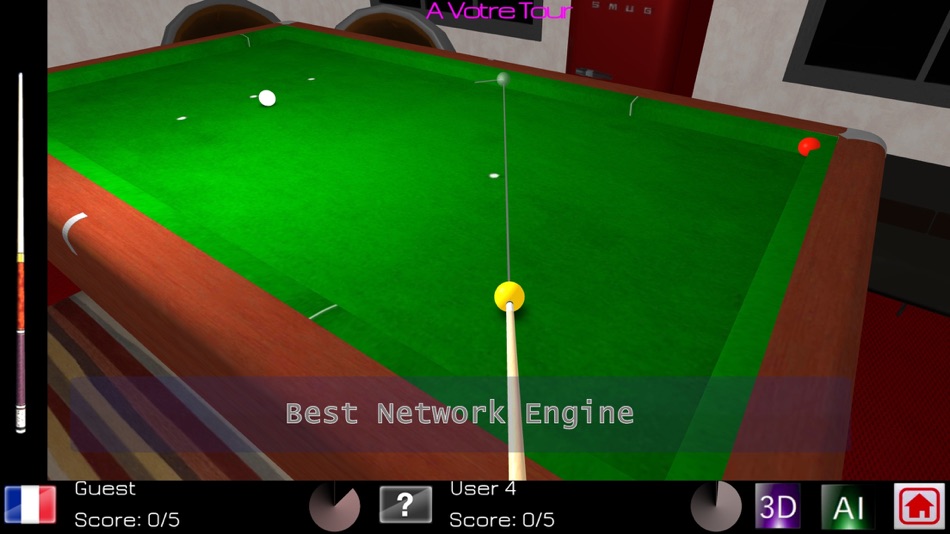 #4. Carom Billiards (iOS) โดย: Pix Arts