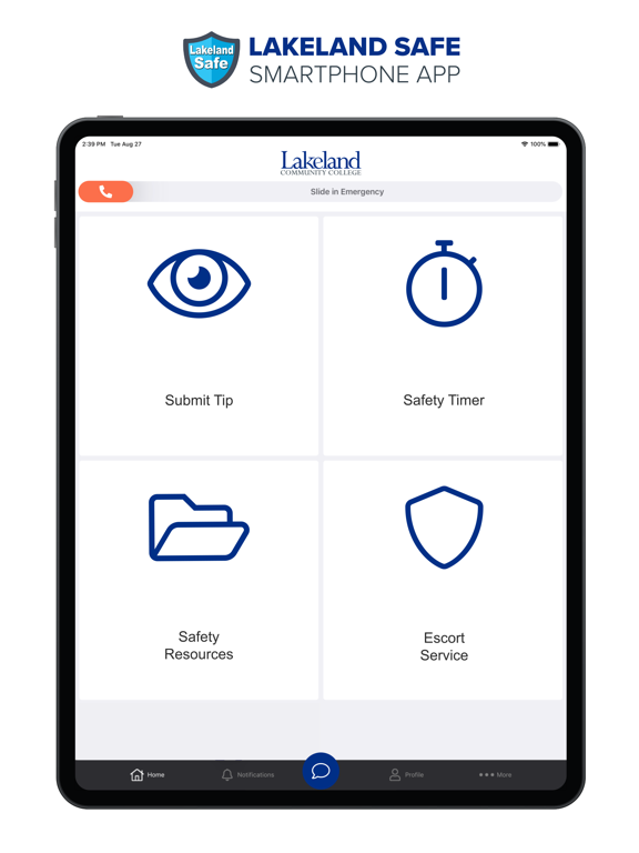 Lakeland Safe iPad screenshot 1 - Utilities app