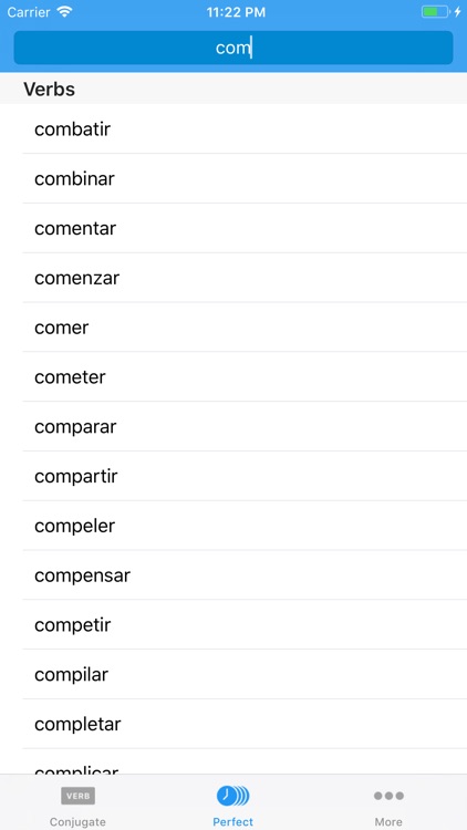 Conjugate Spanish Verbs screenshot-4