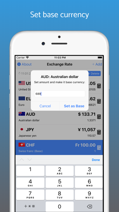 Screenshot #3 pour Exchange Rate Converter Live