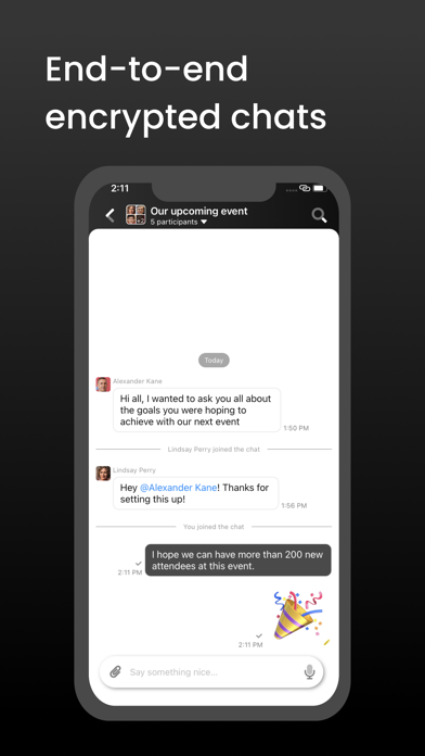 Rolo: Secure business chat screenshot 4