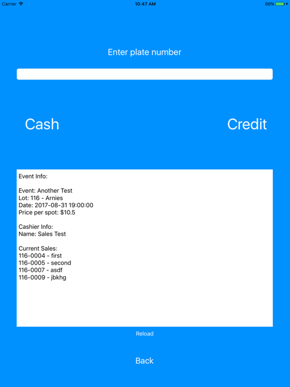 Screenshot #6 pour AMP Event POS