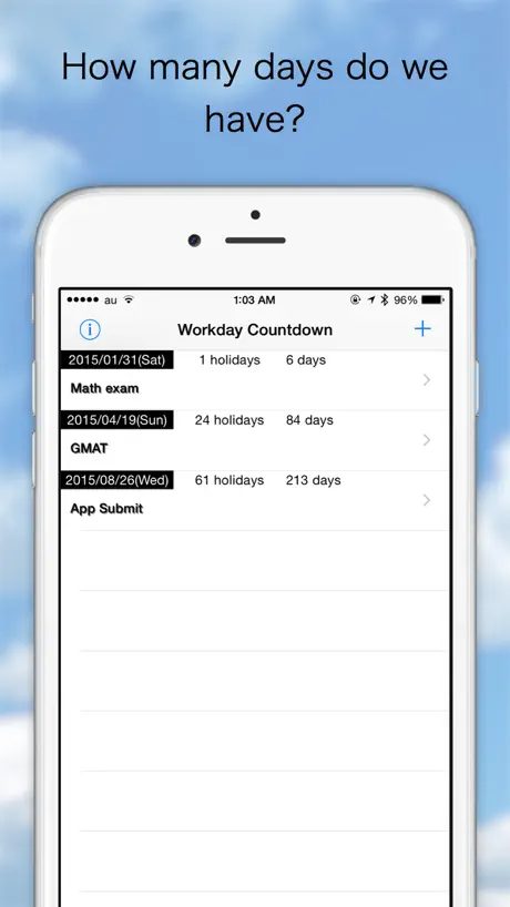 Workday Countdown