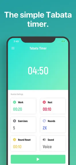 Game screenshot Tabata Timer □ mod apk