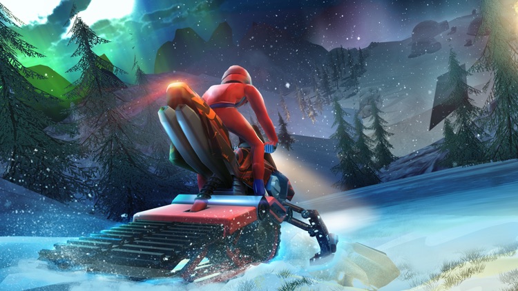 Snow Bike Hill Racing Game screenshot-4