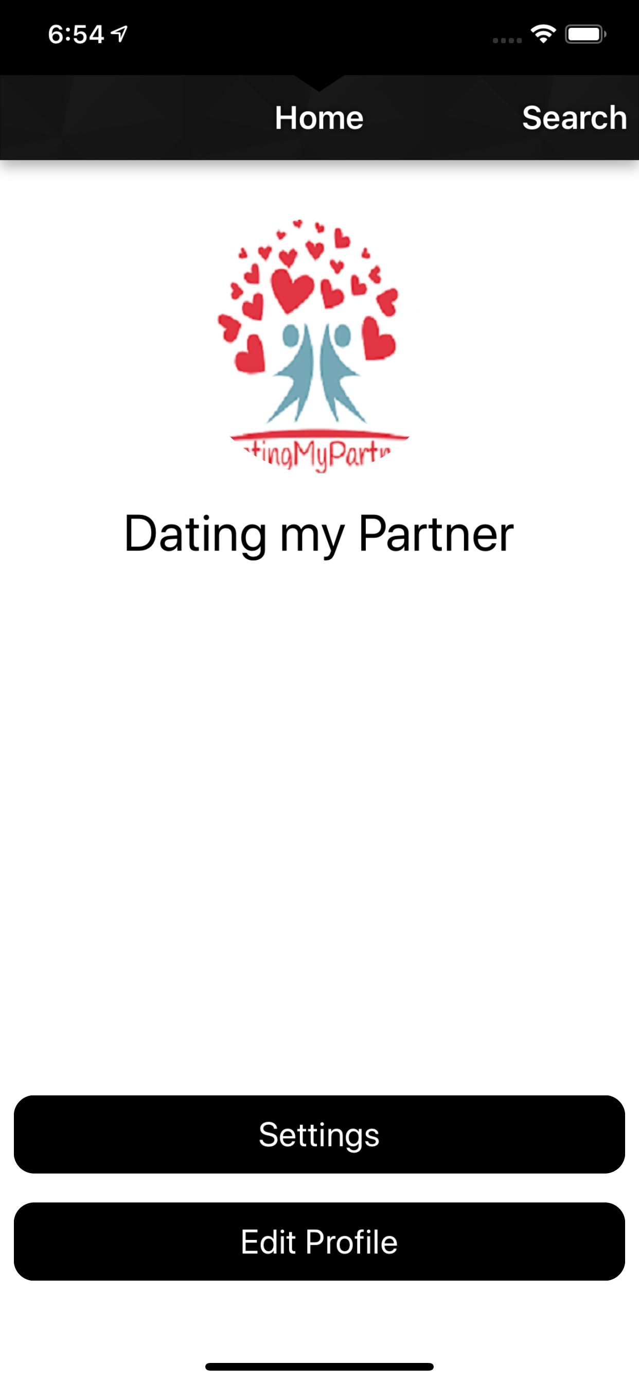 Dating App Dating My Partner