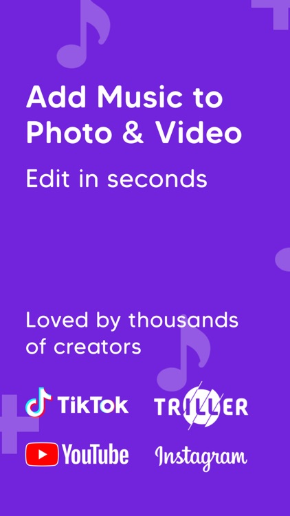 Add Music to Photo & Video