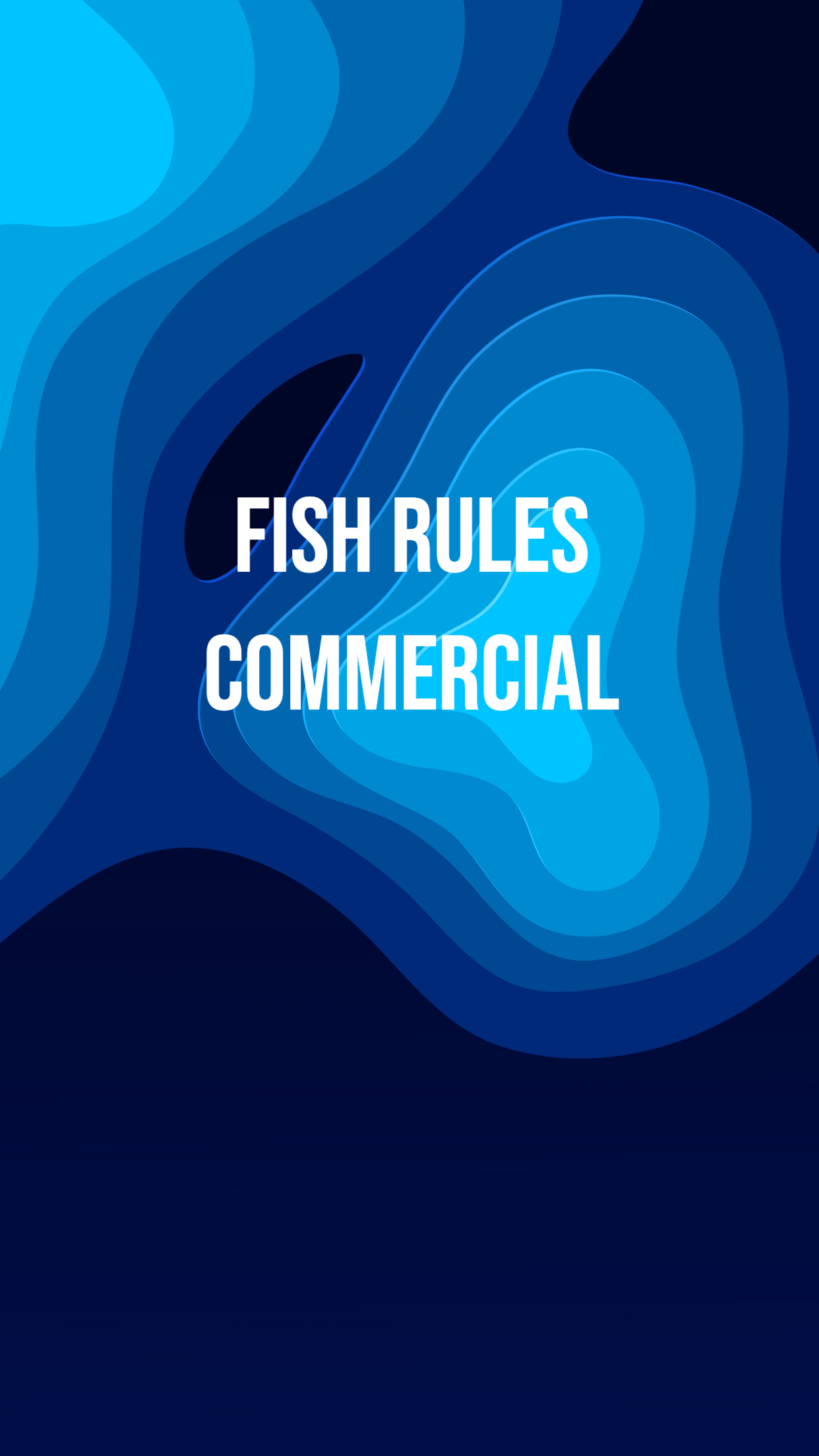 Fish Rules Commercial