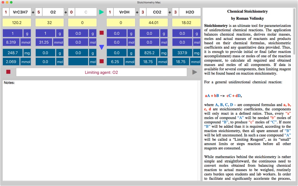 #5. Stoichiometry (macOS) 由: Roman Volinsky