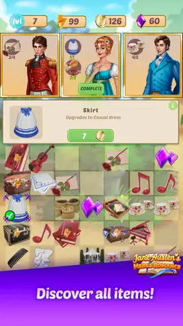 Game screenshot Jane Austen's Merge Romance apk