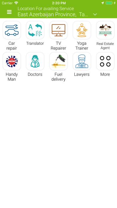 Screenshot 2 of Uniservice User App App