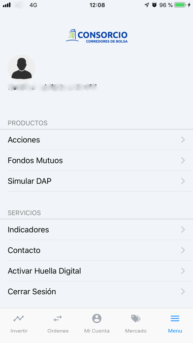 Corredores de Bolsa Consorcio Screenshot