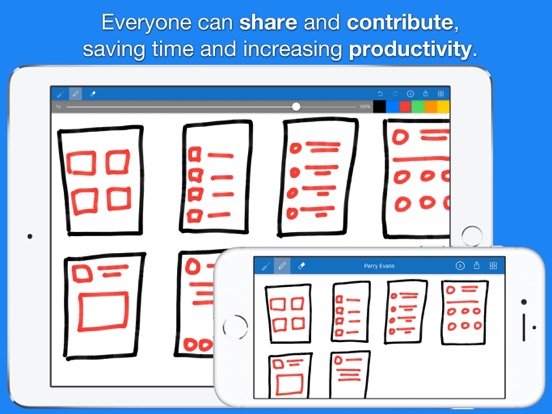 SyncBoard shared smartboard iPad screenshot
