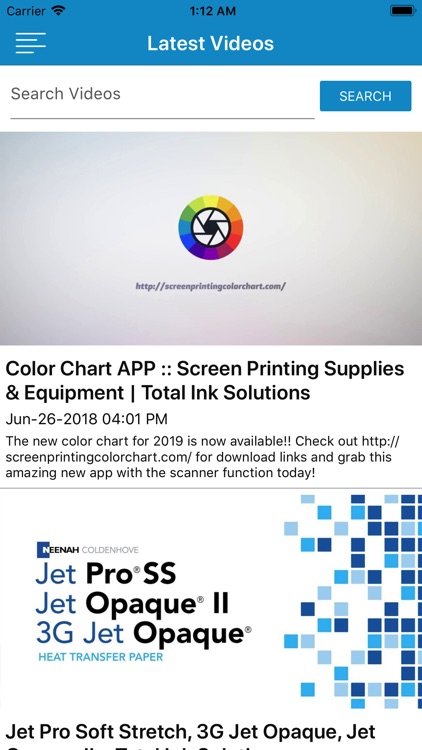 Screen Printing Color Chart screenshot-7