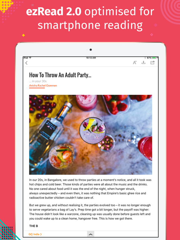 GQ Magazine (India) iPad screenshot 3 - Lifestyle app