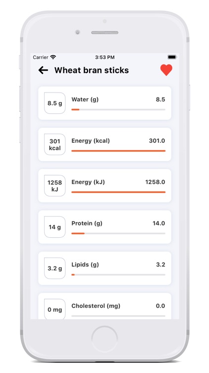Food-Values Nutrition Facts screenshot-3