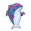 Happy Shark and Bear emoji - iPhoneアプリ