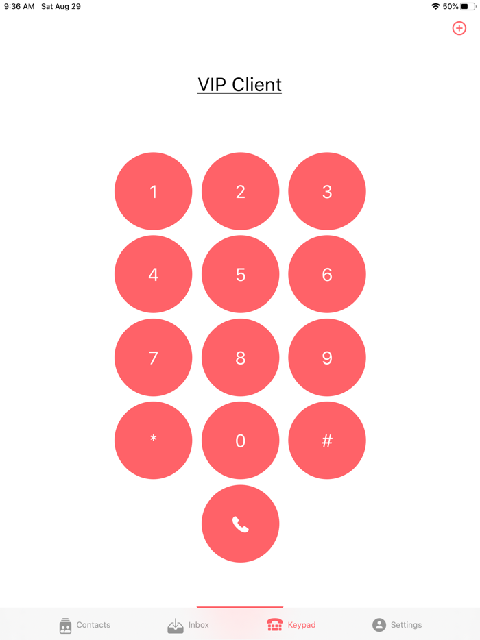 Dialed  Business Phone Number