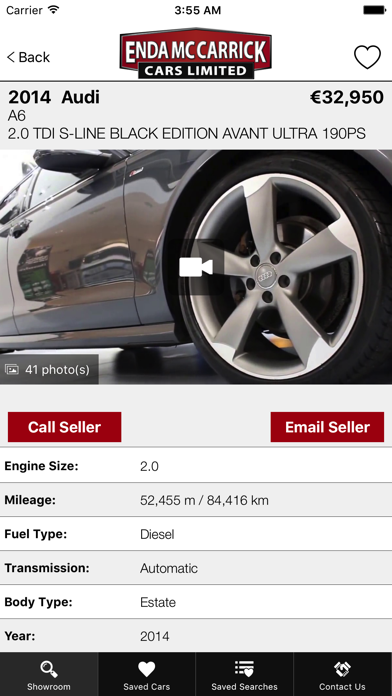 Enda McCarrick Cars Ltd Screenshot