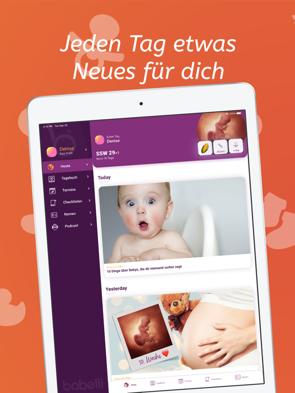 Screenshot #6 pour Babelli Schwangerschafts-App