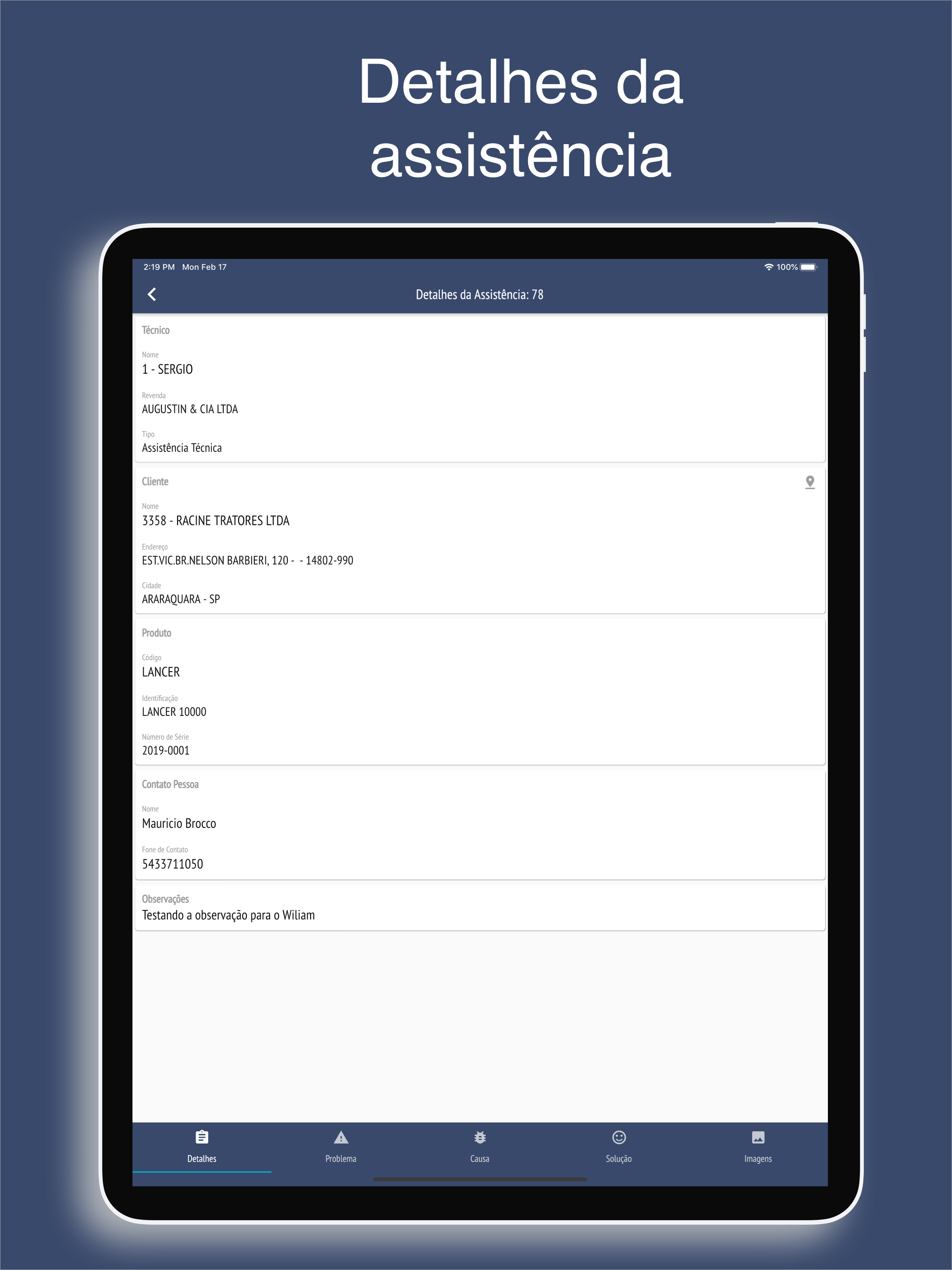 Assistência Técnica
